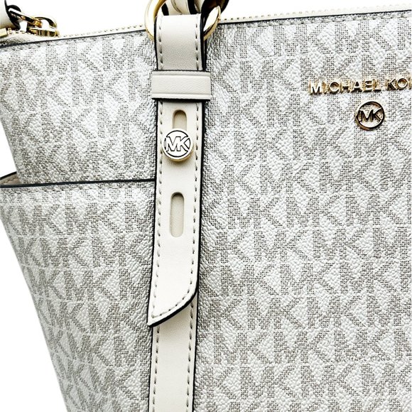 Michael Kors Logo Top-Zip Tote Bag Retail $258 - Picture 7 of 11